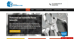 Desktop Screenshot of harrowlocksmithpro.co.uk